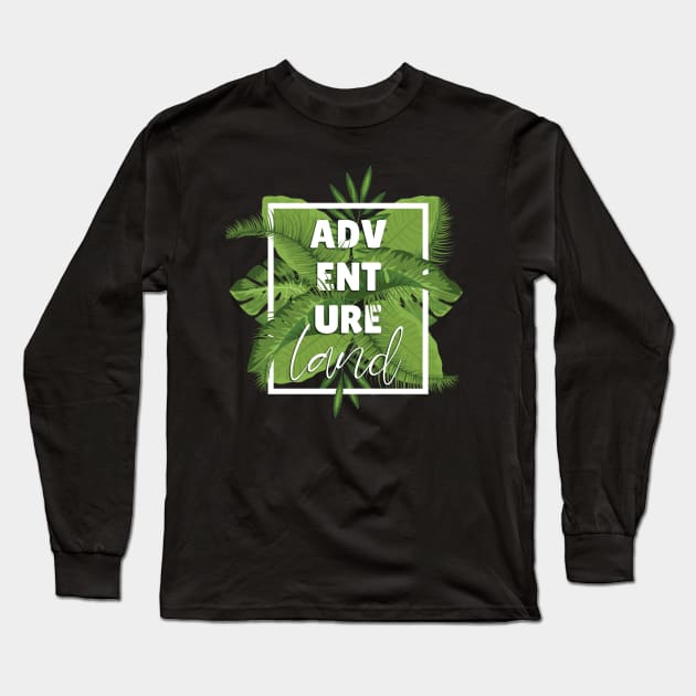 Adventureland Explorer's Club Long Sleeve T-Shirt by saramlomax